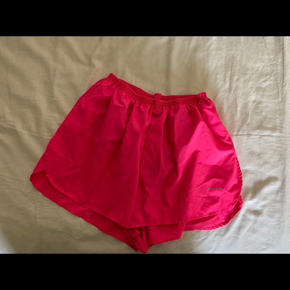 Neon Pink Boa Athletic Shorts